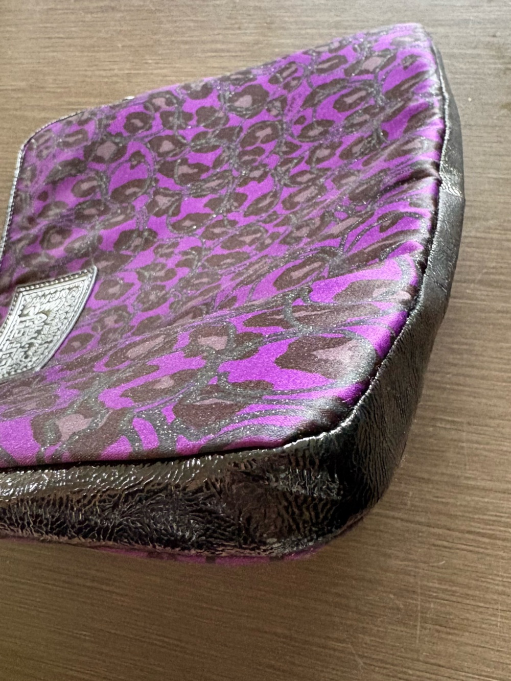 COACH Poppy Purple Ocelot Laptop Sleeve - Picture 7 of 11